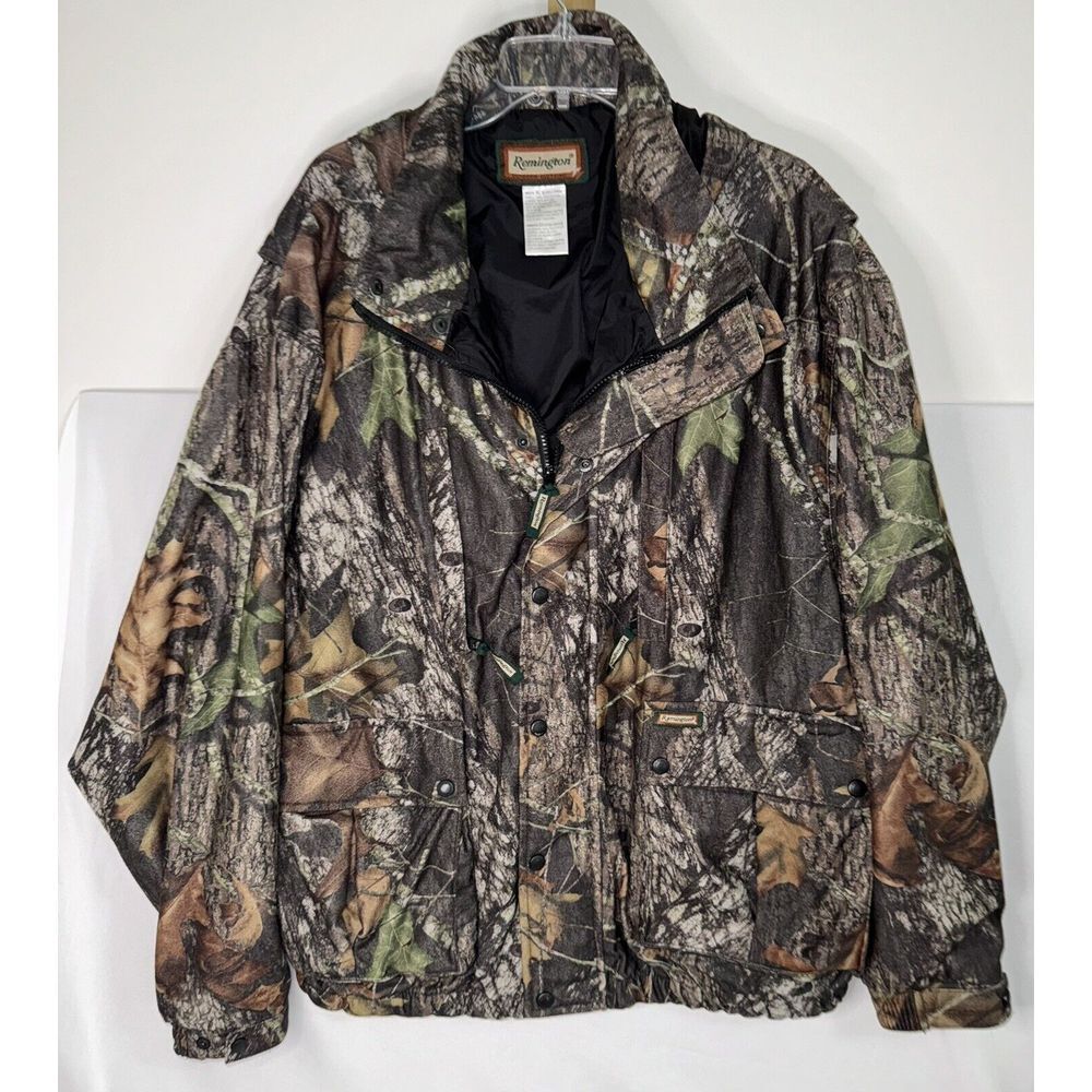Remington Outdoor Clothing Mens‎ XL Mossy Oak Break Up Camouflage Jacket